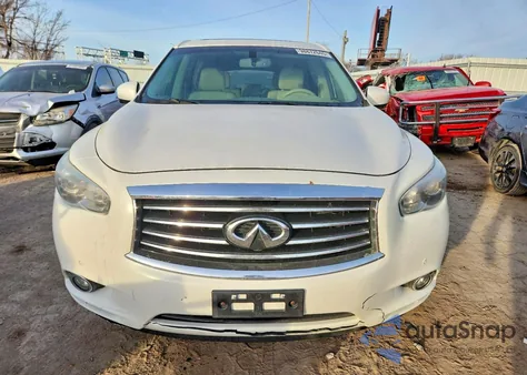 2013 Infiniti Jx35 z USA, uszkodzony, nr VIN 5N1AL0MM2DC317822